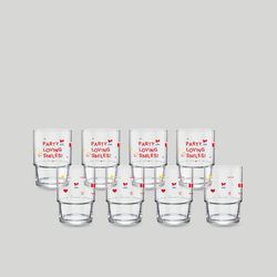 เซตของขวัญ แก้วน้ำ HAPPY DRINKING GLASS 245 ML – HOME PARTY